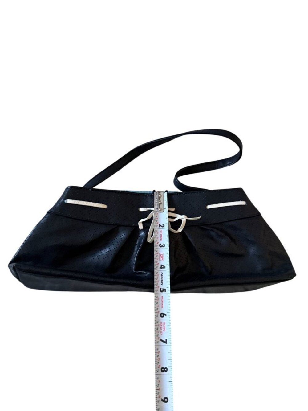 VICTORIAS SECRET Vintage Black Bow y2k Shoulder Bag - Picture 2 of 8